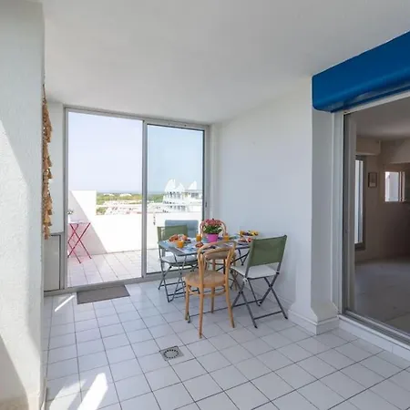 דירה Vue Grandiose Motte Au Lady Blue Terrasse Plein Ciel Parking Prive לה גרנד מוט